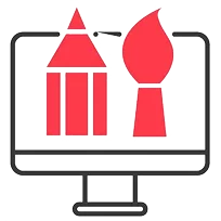 AI microchip icon representing artificial intelligence technology
