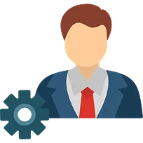 AI microchip icon representing artificial intelligence technology