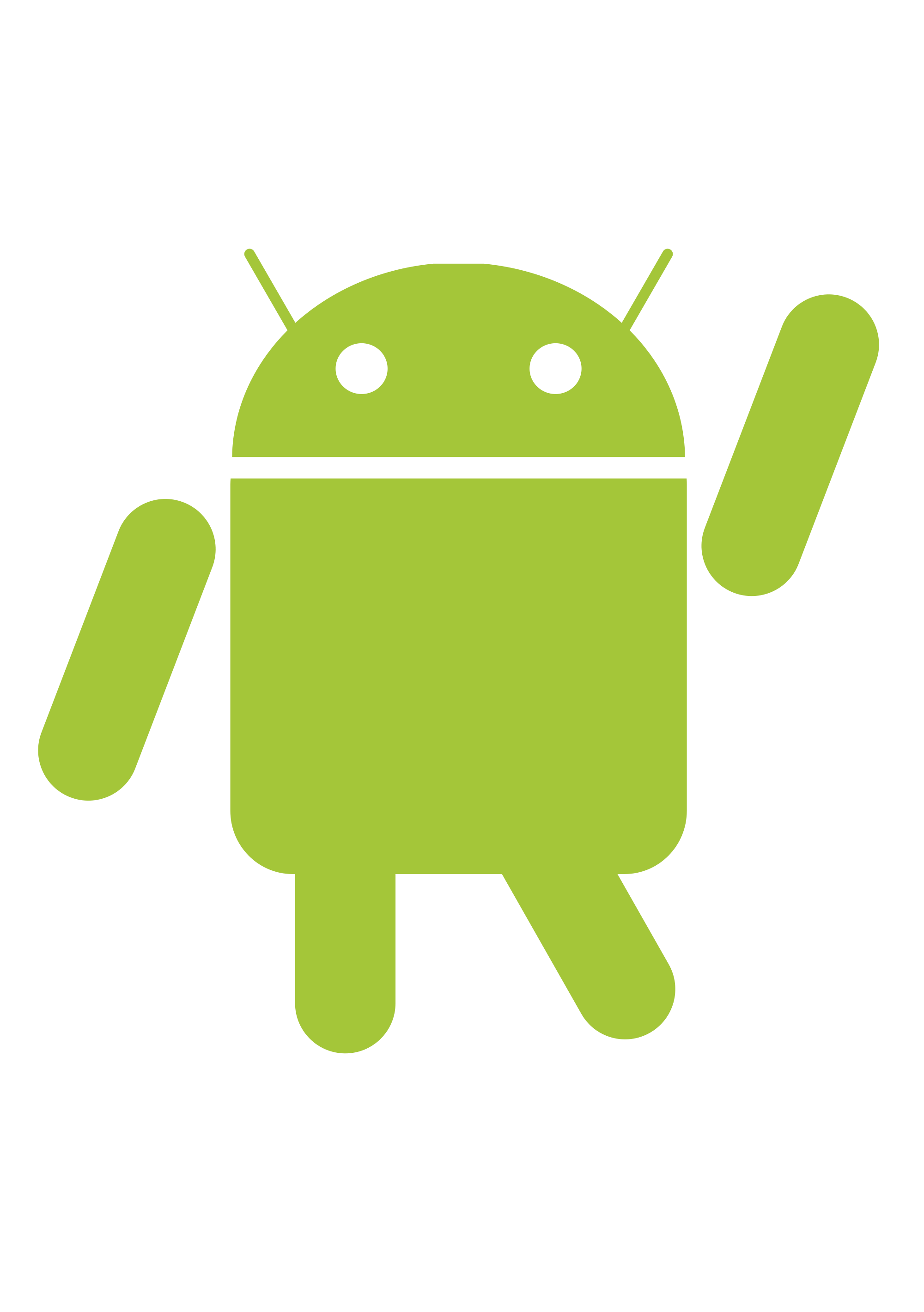 Android robot icon representing mobile app development services