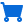 Blue shopping cart icon representing e-commerce solutions