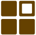 Grid icon for native mobile apps