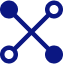 Network node icon for hybrid mobile apps