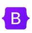 Bootstrap frontend framework logo