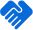 Handshake icon representing partnership or reliable collaboration.