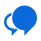 Chat bubble icon representing direct communication