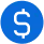 Dollar symbol icon representing clear and fair pricing structure