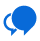 Image of a message bubble, symbolizing communication and direct messaging.